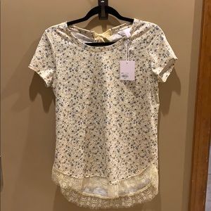 Delicate floral blouse